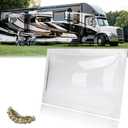 RV Skylight Outer Dome,18"x 26" OD Universal Skylight Fits All Standard 14" x 22" Skylight Openings, RV Shower Skylight for Camper Trailer Fifth Wheel Motorhome Truck (Clear)