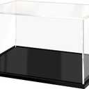 Acrylic Display Case for Collectibles Assemble Clear Display Case for Figures Alternative Glass Boxes for Lego Doll Toys Home Storage(16x8x8 inch; 40x20x20 cm)