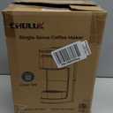 CHULUX Upgrade Single Serve Coffee Maker Machine for K Cup and Grounds with 2 Mins Brew One Cup, 3 Brew Choices, Removable 14oz Reservoir & Drip Tray