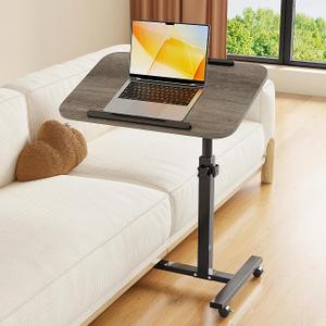 Furist Adjustable Overbed Bedside Table with Wheels Hospital Bed Table Portable Computer Stands Movable Desk Computer Table for Bed Laptop Stand for Couch, 
Product Dimensions	15.5"D x 23.6"W x 36.2"H
Item Weight	12.1 pounds