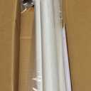 Room Divider Tension Curtain Rod For Windows 121 to 161 Inch Extra Long Tension Rods Outdoor Curtain Rod,Adjustable Spring Window Curtain Tension Rod Pressure Extendable Curtains Rod,White