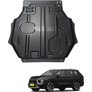 Front Engine Splash Shield Fit for Mitsubishi Outlander 2016-2020, Direct Replacement Engine Splash Guard,Engine Guard for Underbody Protection