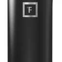 IRON FLASK Camping & Hiking Hydration Flask with Spout, Wide Mouth Insulated Stainless Steel Sports Water Bottle - 40 oz Midnight Black