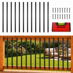 50 Pack 32.25" Aluminum Deck Balusters with Screws