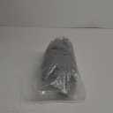 Halloween Clown Costume for Women Tutu Skirt Ruffle Collar Stripes Thin Tube Socks Faux Rabbit Fur Balls Red Latex Balloons (XX-Large, Grey)