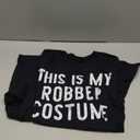This Is My Robber Costume Halloween Funny Simple Kids Adult T-Shirt, Large