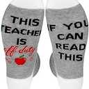 If You Can Read This This Socks For Women Teacher Off Duty Gift Socks Size 6-11W