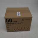 Vintage C9 LED Christmas Lights Outdoor, 100 Feet C9 String Lights with 50 Shatterproof C9 Bulbs, Waterproof Connectable Christmas Tree Lights for Outside Roofline Patio Xmas Decorations, Warm White