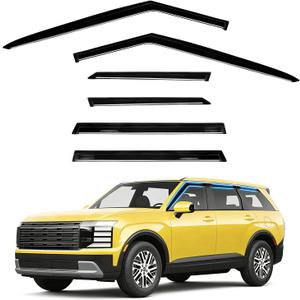 Palisade Rain Guards - Window Visors for Hyundai Palisade 2026, Out-Channel Side Window Rain Guards for Palisade Accessories, 6PCS, Black, Car Accessories