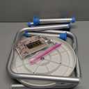 Vaunn Medical Tool-Free Assembly Adjustable Swivel Shower Stool Seat Bench with Anti-Slip Rubber Tips for Safety and Stability