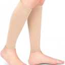 Calf Compression Sleeve, 20-30mmHg Graduated Compression Socks for Women & Men Flight Support Socks for Leg Support, Shin Splint, Swelling, Varicose Veins, Nursing, Travel