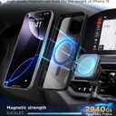 SUCGLES for iPhone 16 Pro Case with MagSafe [Ultra Strong Magnetic] [12FT Military Drop Protection] [Shockproof Bumper] Slim Thin Mag Safe Phone Cover 6.3" for Apple 16pro (Black)