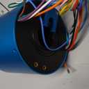 Taidacent Hollow Slip Ring Signal Power Continued 2/4/6/12 Road Collector Ring Conductive Electric Motor Slip Ring Rotating Connector (12 Wire 10A Inner hole 25.4mm OD 86mm)