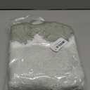 Wylumen Scalloped Green Bathroom Rugs Mat, Non Slip Absorbent Quick Dry Bath Mats for Shower Room, Plush Microfiber Bath Mats for Bathroom Floor Washable Carpet for Shower Tub Sink Bedroom, 20"x32"