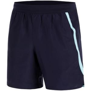 Under Armour Men's Launch Stretch Woven 2-in-1 Shorts (Large, Midnight Navy/Stream/Reflective)