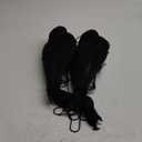 Lewtemi 2 Pcs 17 Inch Realistic Hanging Dead Crows Decoy Life Size Black Feathered Crow Fake Black Crows for Garden Decorations