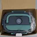 Electric-Lunch-Box-Heated-Food Warmer, 80W Heating Lunchbox for Adults, 2 Pack 1.5L Stainless Steel Containers, 12/24/110V Portable Warmer for Work/Car Lonchera Elctrica Porttil (Green)