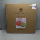 HOYECHI 2pc Lighted Pop-Up Outdoor Christmas Ornament Set  Holiday Ball Decorations with 200 LED Lights, 8 Lighting Modes, for Yard & Outdoor Christmas Decor - Red/Green