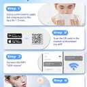 Visual Blackhead Remover Tools with Camera,Pimple Popper Extractor Tool Kit with Camera 20X 1080P Pore Cleaner Acne Comedone Whitehead Extractor Kit for iPhone/Android (Blue)