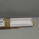 HOOBRO Floating Shelves, Wall Shelf Set of 3, 47.2 Inches Hanging Shelf with Raised Edge and Invisible Brackets, for Bathroom, Bedroom, Kitchen, Office, Living Room Decor, White WT92BJ01