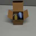 TBOLINE 4PCS 3D Printed Dragon Egg, Christmas Stocking Stuffers for Kids, Articulated Crystal Animals Fidget Toy