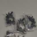 MFL. Heavy Duty Truss Clamp, 660 lb Aluminum Alloy DJ Light Clamps, Fits 1.5-2.0 Inch Truss for Stage Lighting Projector Par Lights, TUV Certificated ID: 50393001, Black, Pack of 4