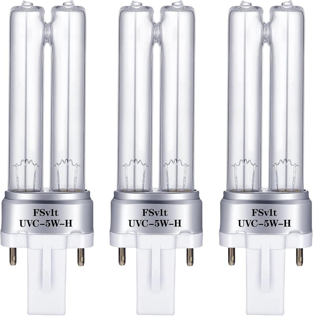 LB4000 Bulb 3 Pieces Light Replacement 5 W Bulb Compatible with Germguardian LB4000 Air Purifier Models AC4300BPTCA, AC4825, AC4850, AC4850PT, AC4900, AC4900CA, AC5300B, AC5350B, AC5350