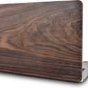 KECC Ultra Thin Case for MacBook Air 13 inch 2017-2010 Release (Old Version), Lightweight Plastic Hard Shell for MacBook Air 13.3, Walnut Wood