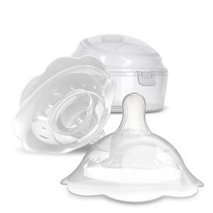 Nipple Shields for Breastfeeding Newborn - 2 Packs,Silicone Nipple Shields Breastfeeding for Baby and Mommy Breast Shell, Nipple Shield,White