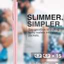 Minimalist Wallet Credit Card Holder Slim Wallet for Men Women, Soft Leather Front Pocket Wallet Small Compact Wallet Thin Card Case ID Window RFID Blocking Card Organizer Quick Access You Need (Pink)