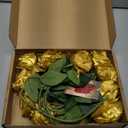 10pcs Gold Rose Artificial Flower,Artificial Rose Silk Flower 50cm Fake Rose Blossom Bridal Bouquet for Home Wedding Decor (Gold)