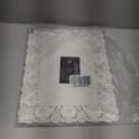 Juvale Rectangular Paper Placemats & Doilies for Dessert Trays - White 15.5 x 11.7 in 100 Pack - Disposable Placemats & Tea Party Decorations - Paper Doilies for Tables