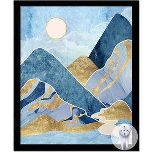 Black Picture Frame, 20x24 Picture Frame for Photo Poster Canvas Certificate Document Display Horizontally or Vertically High Transparent Wall Gallery(Size 20 x 24 inches) (Black (Pack of 1))