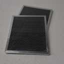 97007696 Replacement Filter For B-Roan - 10.5 X 8.75 Range Hood Filter Compatible with Stove Vent Fan With Aluminum Mesh Charcoal Combo By Funmit- Replaces 6105c 97007697-2 Pack
