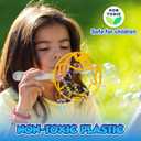 Bubble Wands for Kids - Giant Bubble Wand Set with Tray, Outdoor Toy for Kids, 11 Pcs Large Ring Kit with Mix Solution