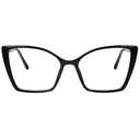miyya eye cat Blue Light Blocking Glasses for Women, Blue Light Glasses for Women Oversized Fashion Glasses, Vintage Fake Glasses, Black