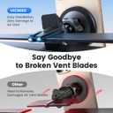 VICSEED for MagSafe Car Mount [Upgraded Strongest Magnet Power] Magnetic Phone Holder for Car Vent 360 Adjustable Magnetic Car Phone Holder Mount for iPhone 17 Pro Max 16 15 14 13 12 Plus Mini (Black)