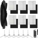 L60 Accessories Kit Replacement Compatible with Eufy L60 / L60 SES / L50 / L50 SES Robot Vacuum, Accessories Kit 6 Side Brushes, 6 Filters, 1 Roller Brush, 1 Screwdriver, 1 Cleaning tool, 15 pack