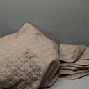 Basics Oversized Duvet Set, Embossed Duvet & Pillowcases, King Size Bed, Beige, Diamond
