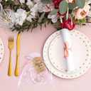 Sumind 12 Set Thank You Tag Phone Charms Beach Party Employee Appreciation Gift for Women Sister Gift Bulk, Wedding Organza Bag Shell Beaded Camera Wrist Strap Lanyard Favor for Guest Baby Shower