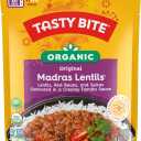 Tasty Bite Organic Madras Lentils, 10 Ounce, Ready to Eat, Microwavable Entree, Vegetarian USDA Organic, Pack of 6 (BBD: May 31 2027)