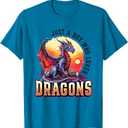 Just A Boy Who Loves Dragons - Boys Dragon T-Shirt
Sapphire Blue L