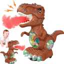 Dinosaur Toys for Kids 3-4 Year Old Boy,Roar Music and Lights Toddler Toy for Boys Girls,Moving Dino Baby Toy with Mist Spray & 1 Wheel,Electric Dinosaur Toy for Kids 3-5 Christmas Birthday Gifts