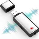 32G Voice Recorder, Digital Audio Recorder with 750 Hours Recording Capacity Noise Reduction USB Recording Device Rechargeable Voice Recorder for Lecture,Interview,Meeting Class