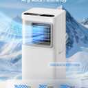 16000 BTU Portable Air Conditioners for Large Room up to 730 sq.ft 5-in-1 Smart AC Unit with WiFi APP/Remote Control, Fast Cooling, Dehumidifier, Quiet Sleep Mode, Window Kit Included