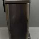 EKO Madison Brushed Stainless Steel 13.2 Gal/50L Kitchen Step Trash Can or Recycling Bin, Removable Inner Liner, Soft Close Lid, Fingerprint Resistant Finish
