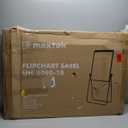 Stand White Board - 36x24 Magnetic Dry Erase Board Flipchart Easel Whiteboard, 3' x 2' Double Sided Easel Board Portable Whiteboard (Black)