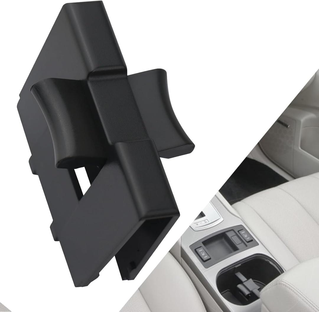 Osompar Center Console Cup Holder Insert Compatible with 2014 2015 2016 2017 2018 2019 Subaru Forester 2010 2011 2013 2014 Outback/Legacy Replaces 92118AJ000 92118AJ001