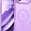 TOCOL for iPhone Air Case, Compatible with Magsafe Charger, Full Camera Protection, Drop Protection, Translucent Matte Phone Case for iPhone 17 Air 6.5 inch (Light Purple)