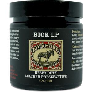 Bickmore Leather Conditioner, Scratch Repair Bick LP 4oz - Heavy Duty LP Leather Preservative | Leather Protector, Softener and Restorer Balm for Dry, Cracked, and Scratched Leather | Made in USA (4 Ounce (Pack of 1))
